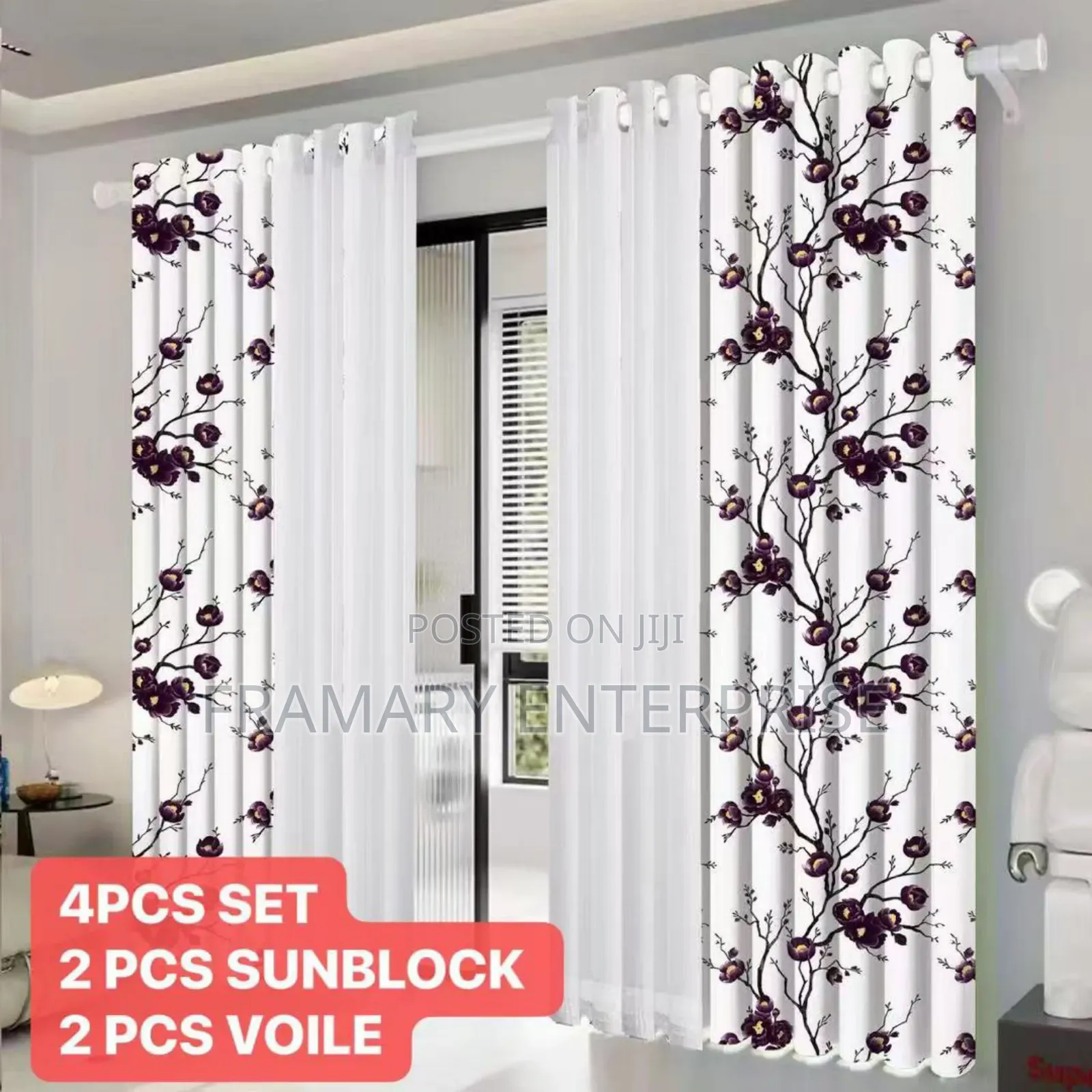 4 Pieces Curtain