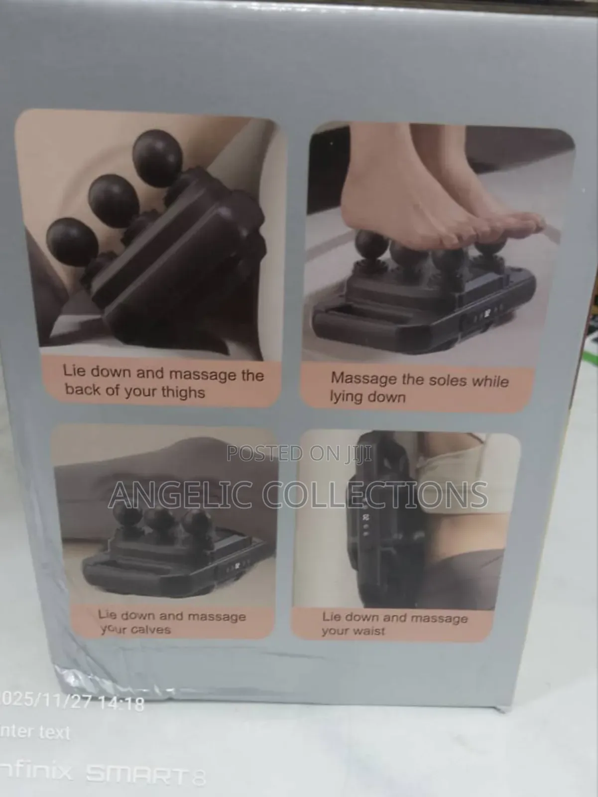 6 Strong Headed Handle Massage Gun