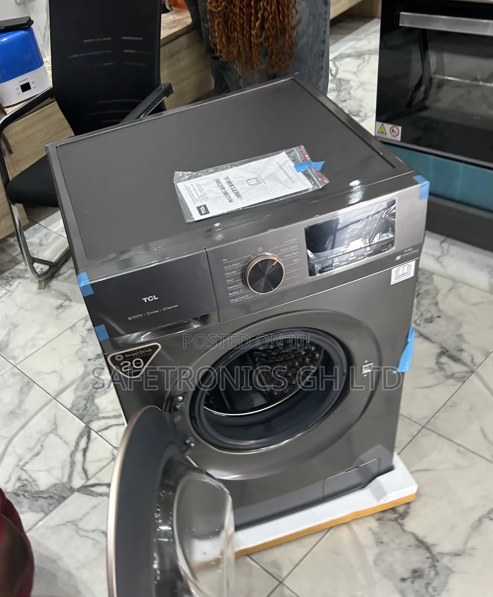 Super Fast TCL Spin Fully Automatic 8kg Frontload Washer