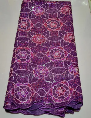 Gorgeous Purple Sequin Lace