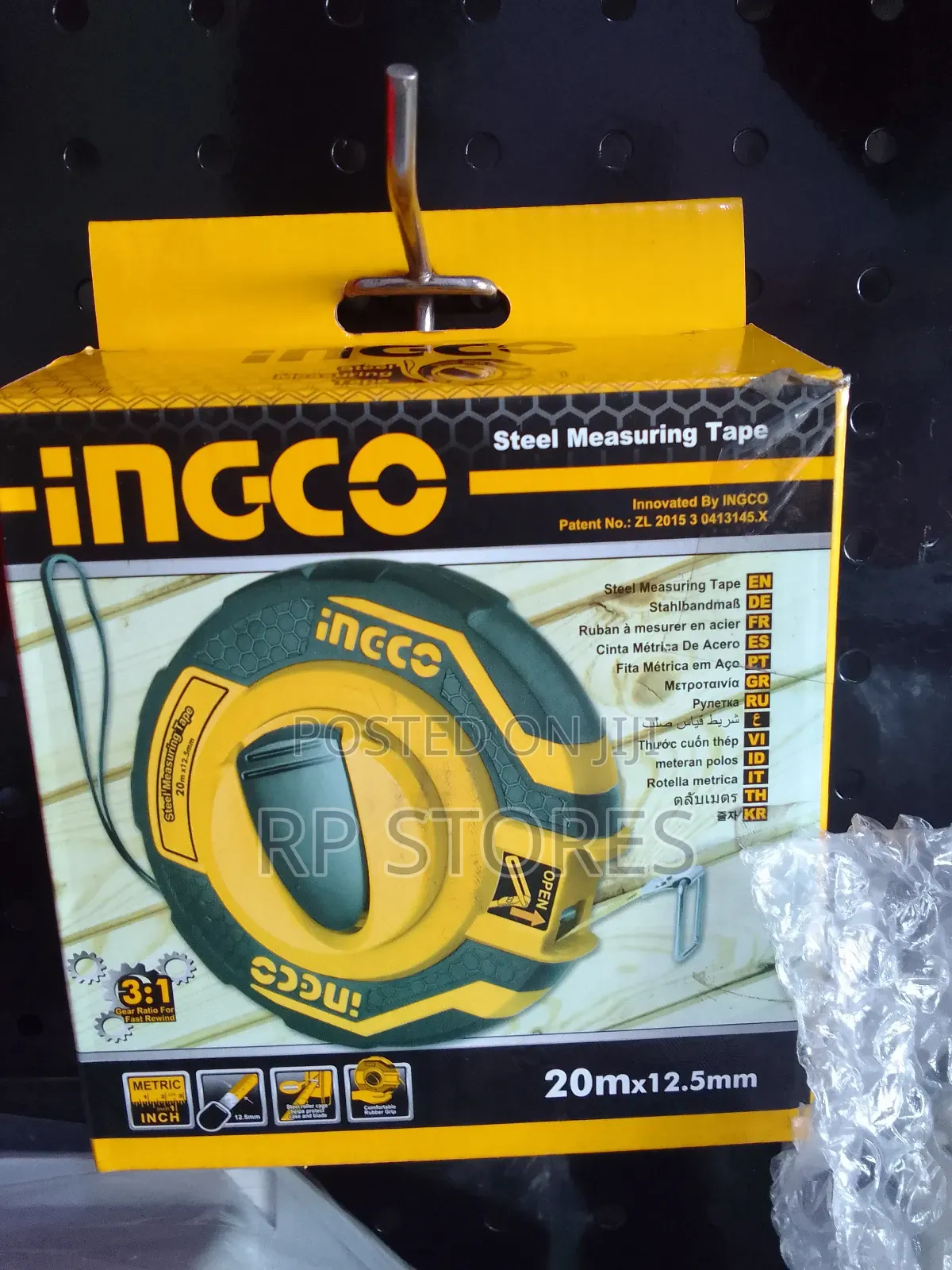 Ingco Steel Measuring Tape 20mm