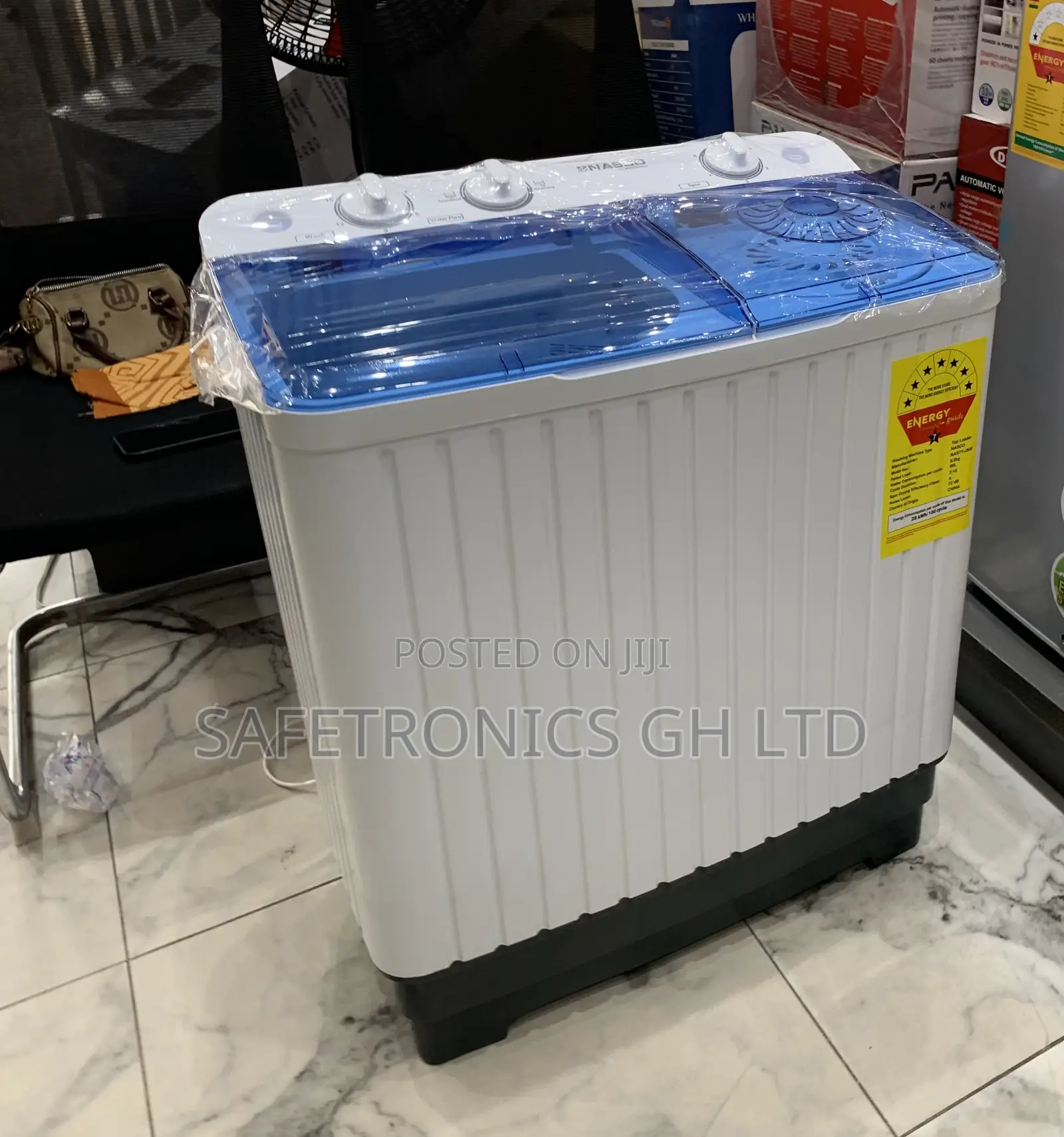Quality Virtual 8kg Topload Nasco White Semiautomatic Washer