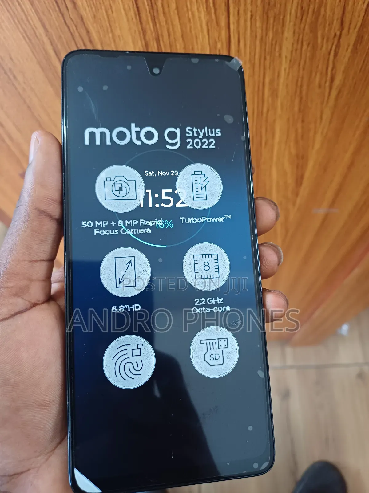 New Motorola Moto G Stylus (2022) 128 GB Blue