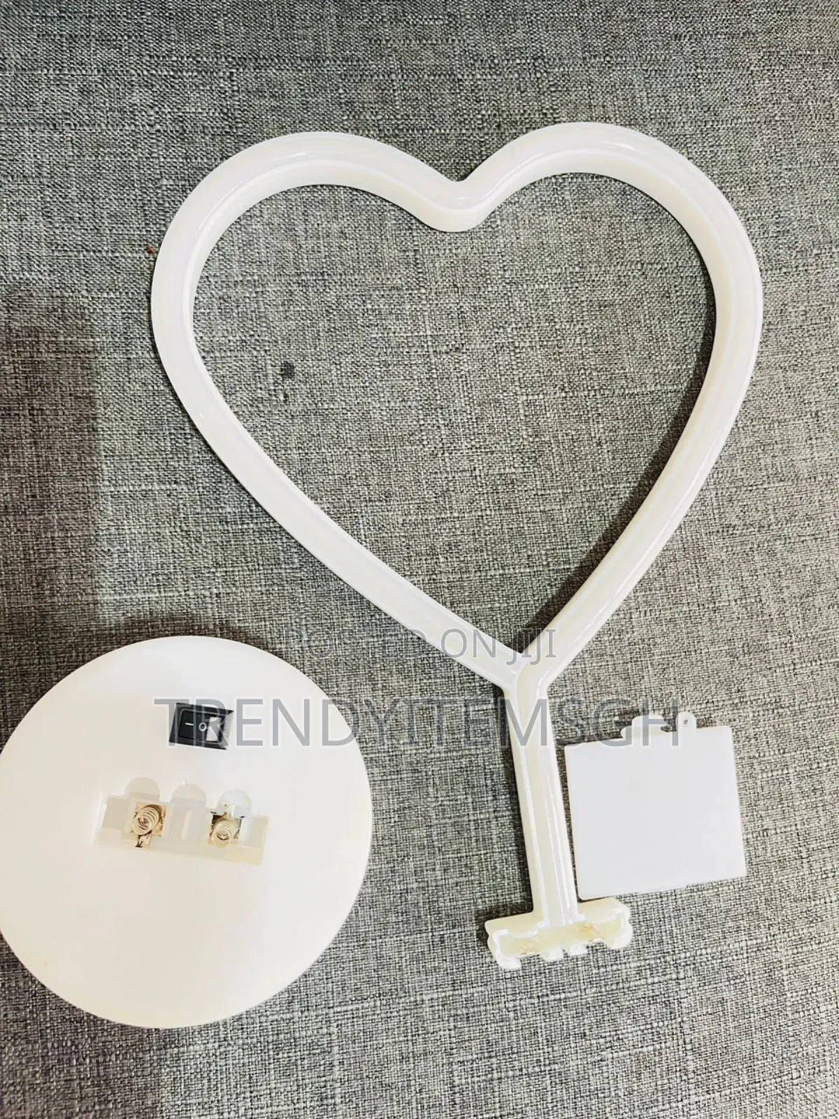 3d Heart Shape Neon Led Light Romantic Table Lamp