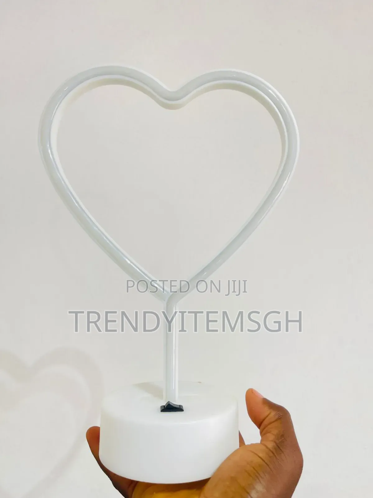 3d Heart Shape Neon Led Light Romantic Table Lamp