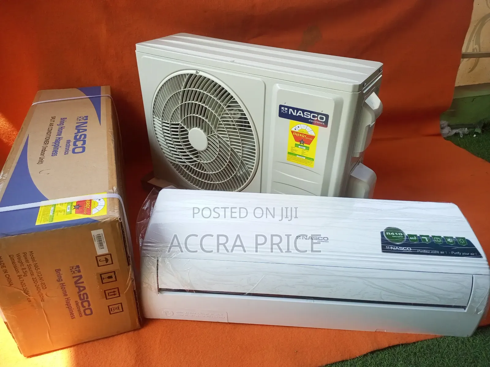 Super Silent 1.5hp Air Conditioner Nasco Ac Split Nasco Nas-J12-N1-Eco