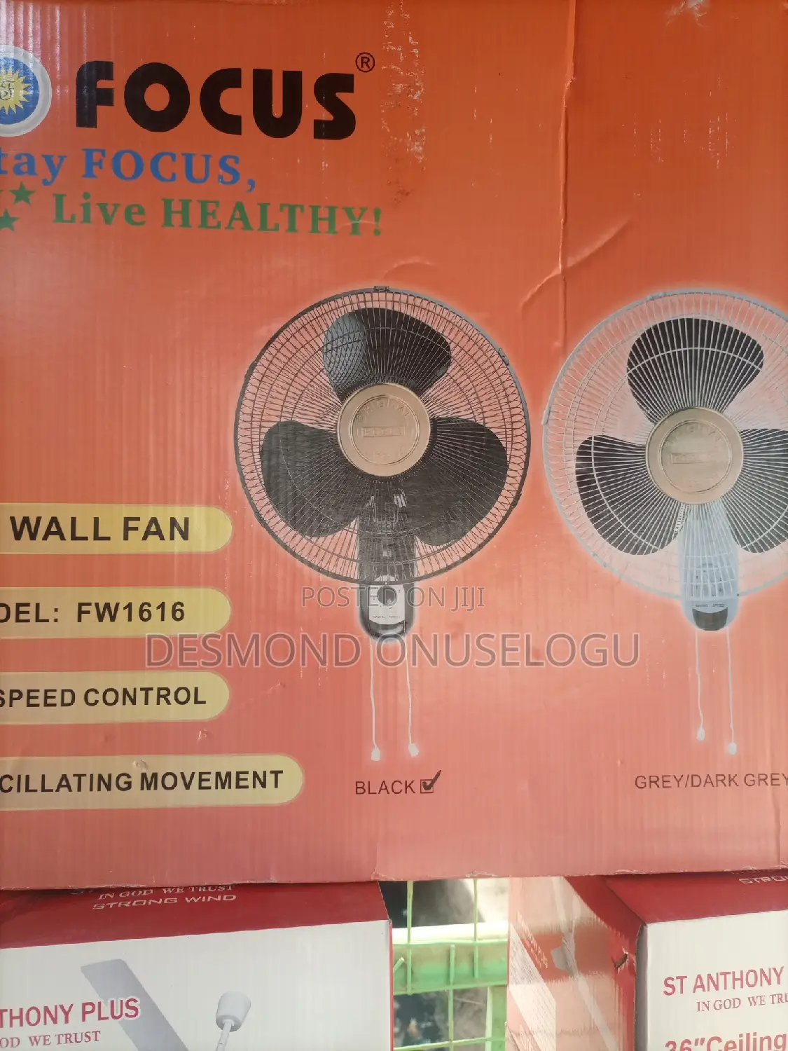 Focus Orbit Hanging Fan
