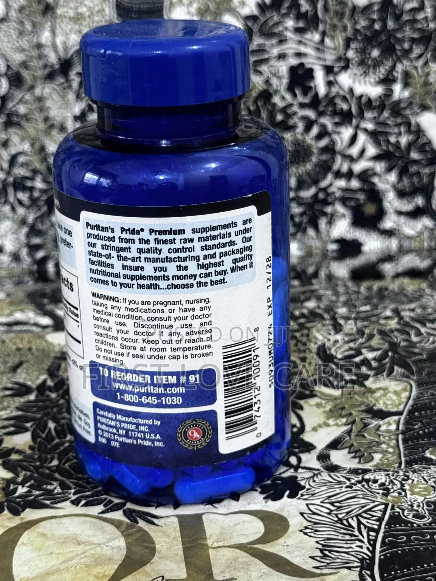 Puritan's Pride L Arginine 500mg