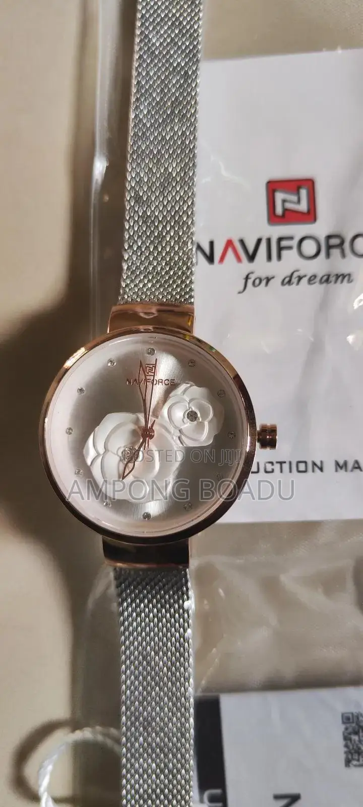 Naviforce Ladies Mesh Watch