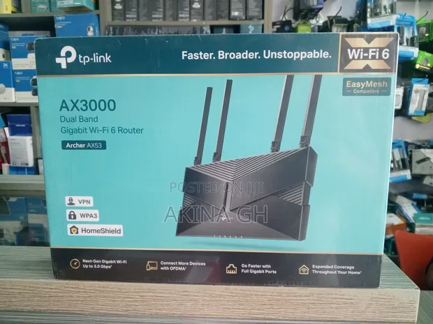 Tp-Link Archer Ax53 Dual Band Gigabit Wi-Fi 6 Router Ax3000 2