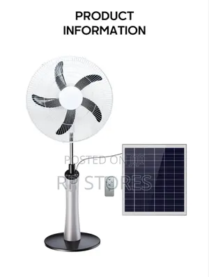 Ecoolmax Solar Fan / Rechargeable