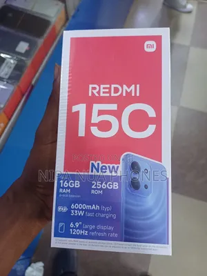 New Xiaomi Redmi 15C 4G 256 GB Black