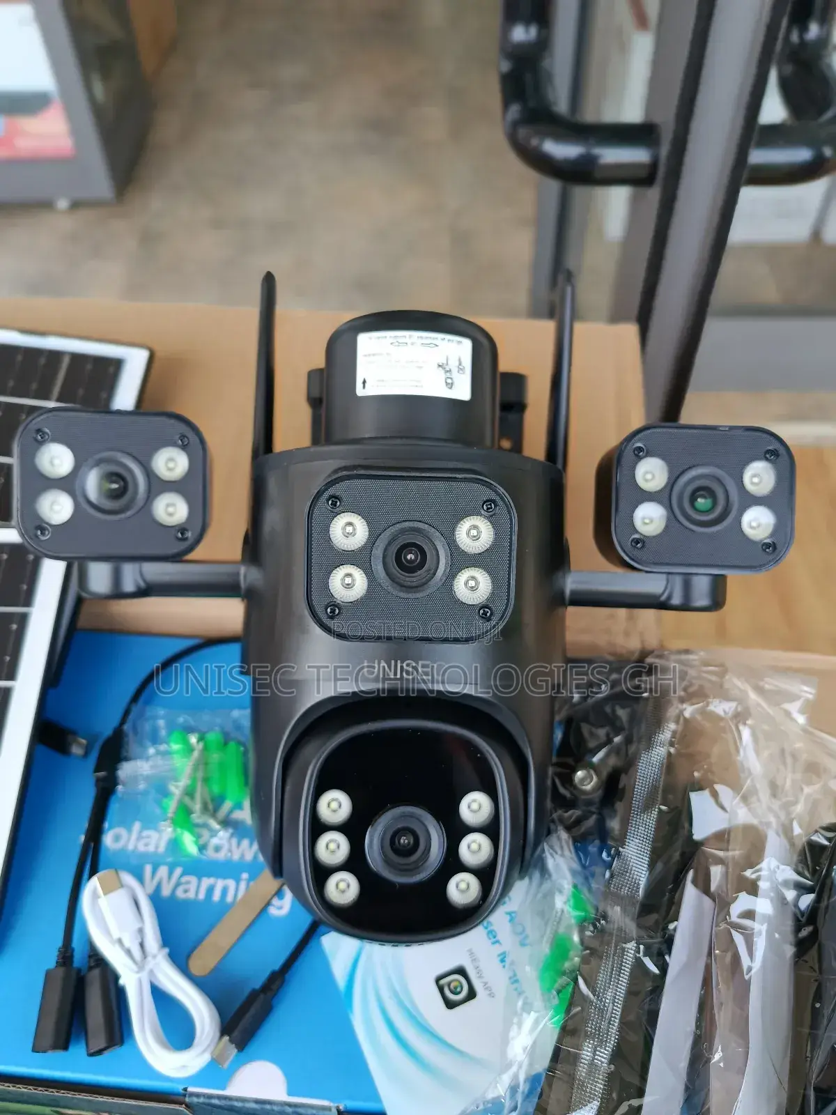 4g Hieasy 4lens Solar Camera
