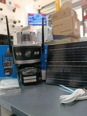 Icsee Dual Lens Solar Camera