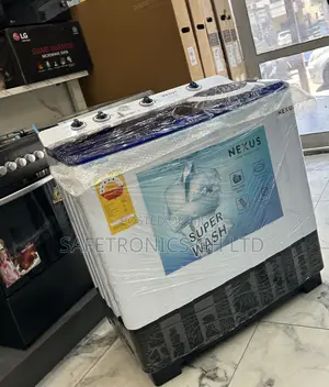 Elegant White Nexus 15.0kg Semiautomatic Topload Washer