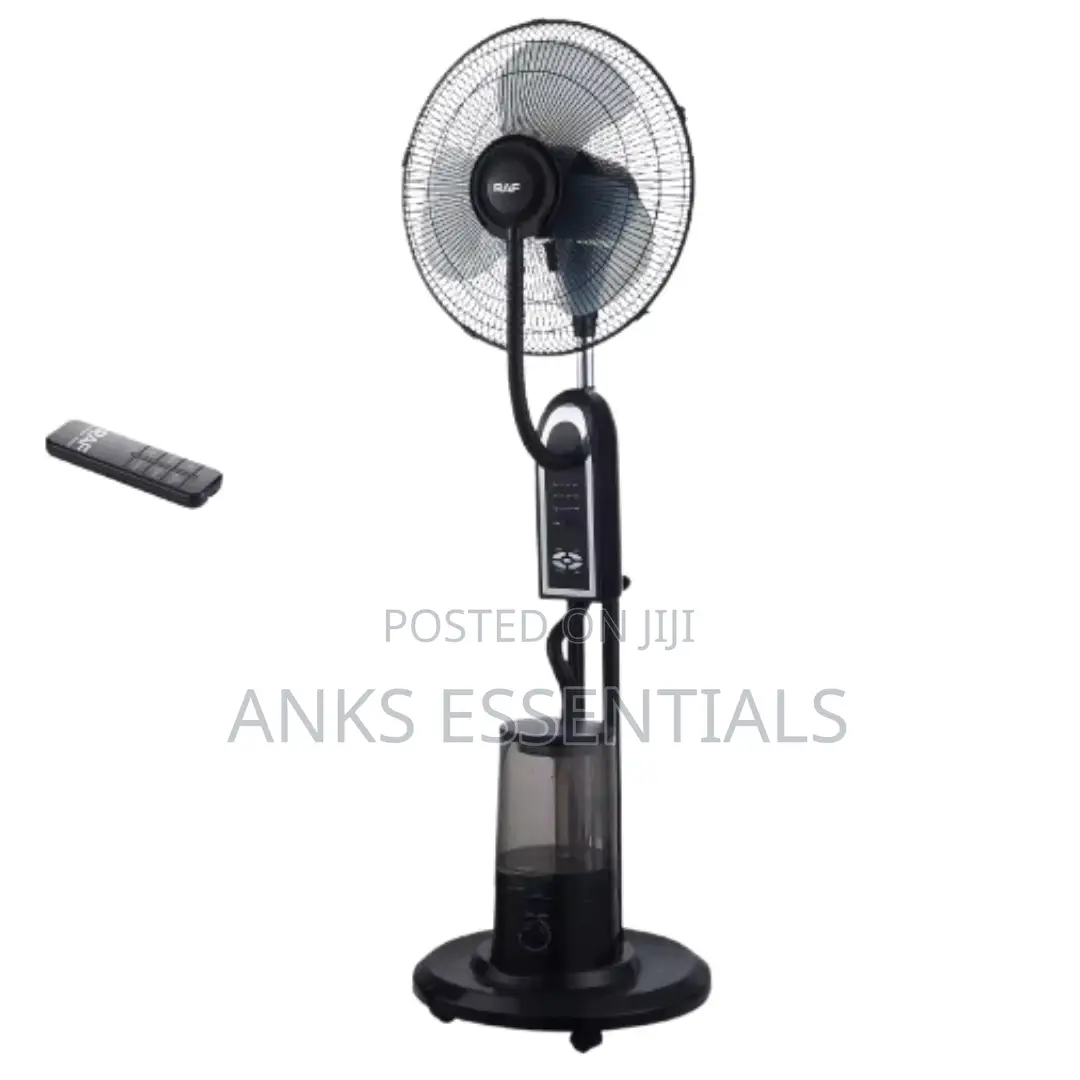 Raf Heavy-Duty Standing Fan With Mist Spray