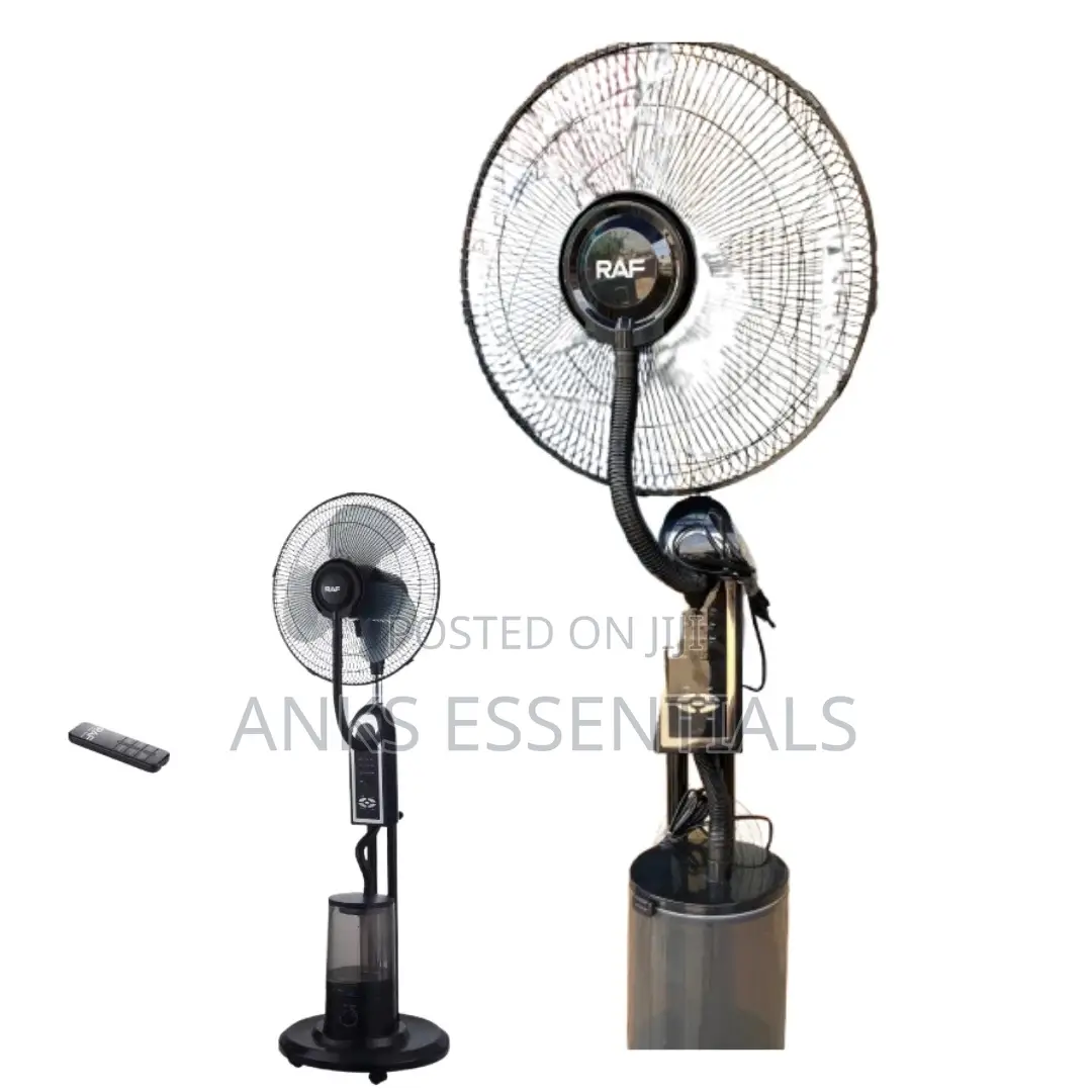 Raf 18-Inch Mist Fan With Adjustable Speed Remote
