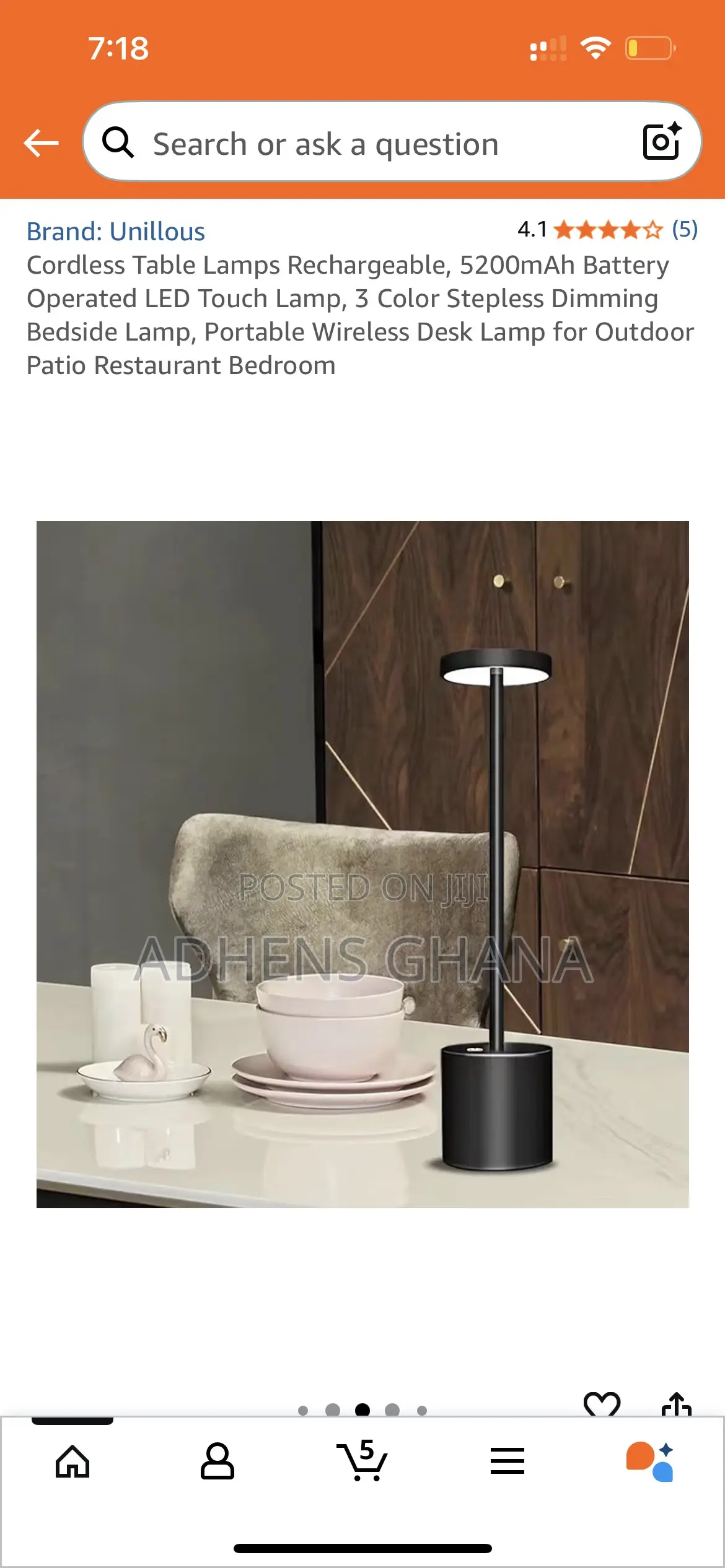 Rechargeable Table Lamp