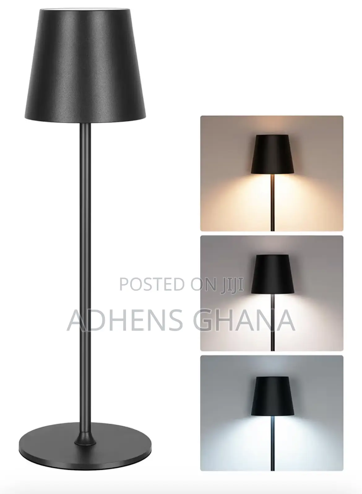 Cordless Led Table Lamp, Rechargeable 4000mah Battery, Touch Dimming