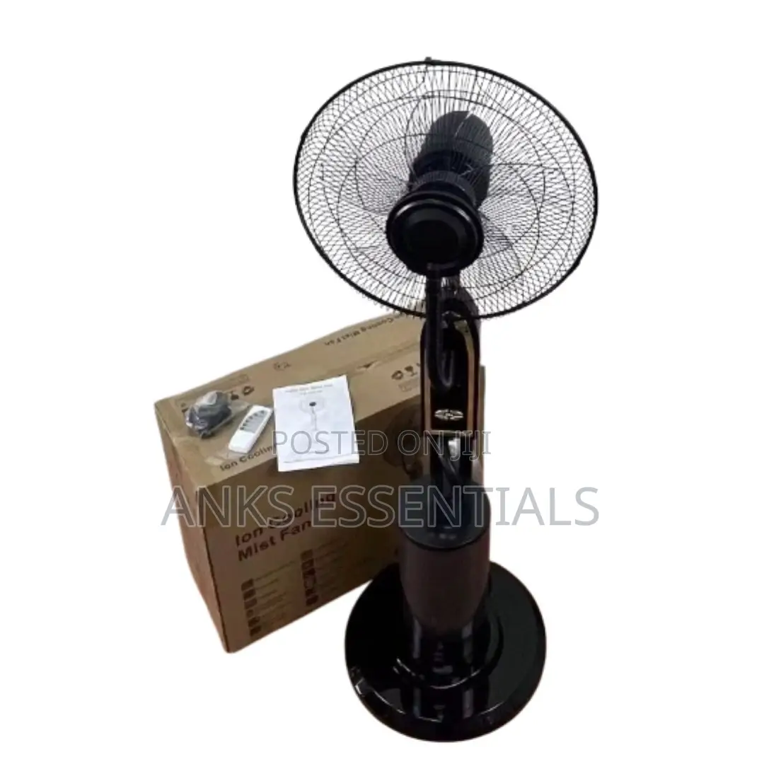 Raf Standing Fan With Water Sprayer – Low Noise Motor