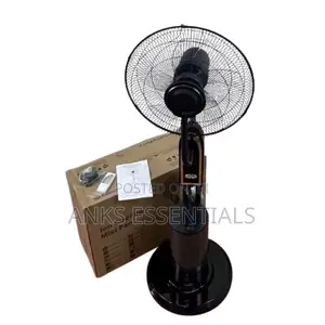 Raf Standing Fan With Water Sprayer – Low Noise Motor