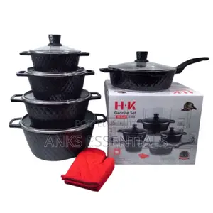 . 12-Piece Granite Cooking Set – Ideal for Every Kitchen