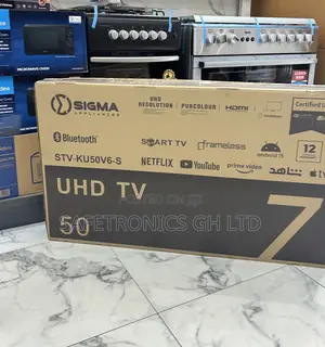 Shop New Sigma 50 Inch Smart Frameless Android Led Uhd Tv