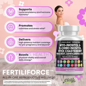 Clean Nutraceuticals Myo-Inositol D-Chiro Inositol 2050mg Fertility