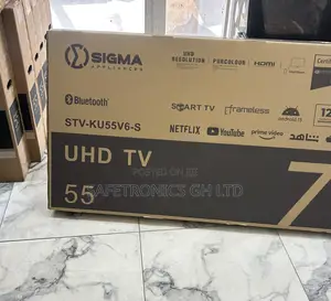 Ultra-Sleek Sigma 55 Inch Led Digital Satellite Smart Tv