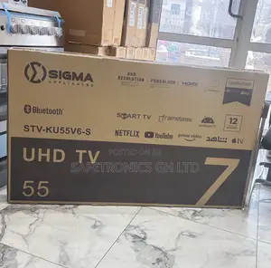 Uhd Led Sigma 55 Inch Smart Frameless Digital Satellite Tv
