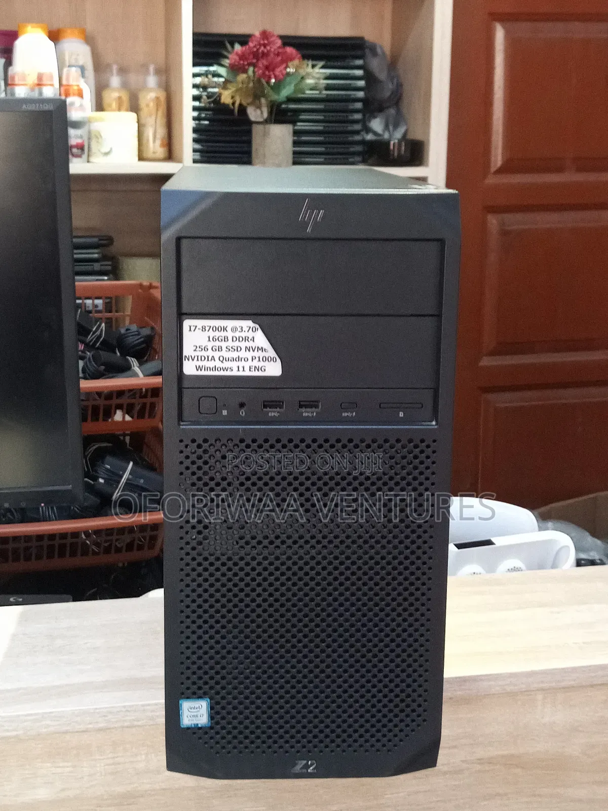 Desktop Computer HP Z2 G4 Tower 16GB Intel Core I7 HDD+SSD 256GB