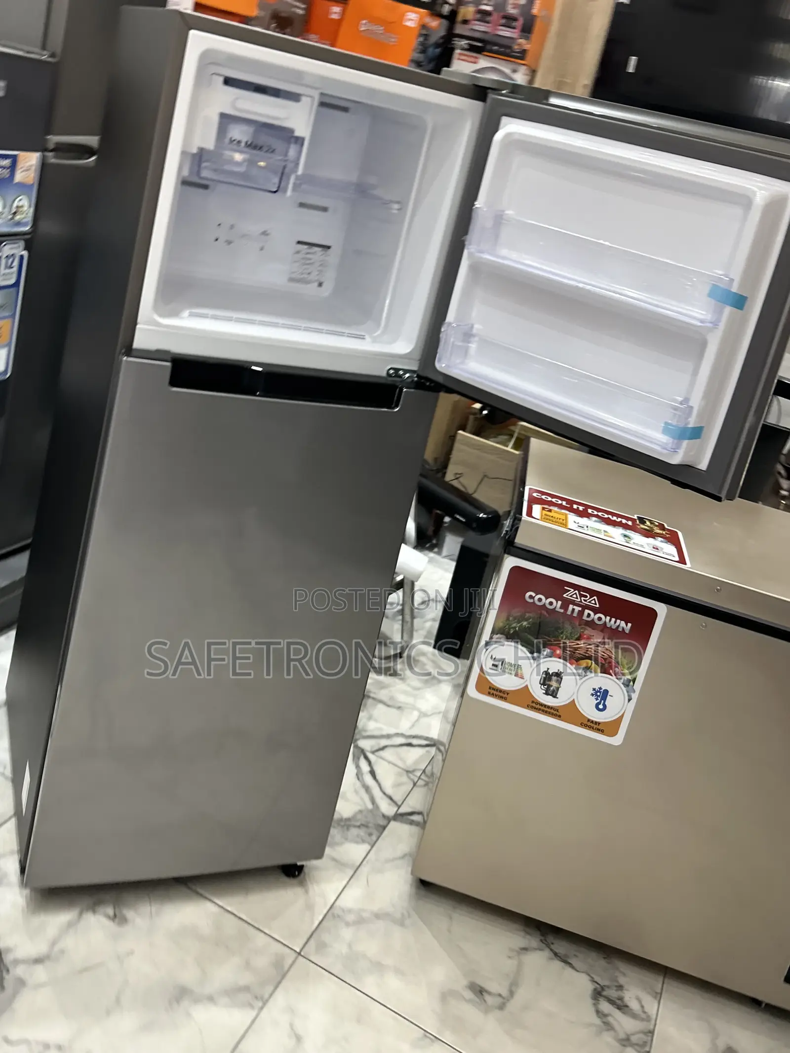 Just Order Samsung Bottom Mount Rt-28 Top Mount (Grey) Fridge