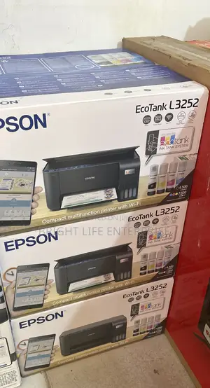 Epson Ecotank L3252 Print Scan Copy Colour Printer