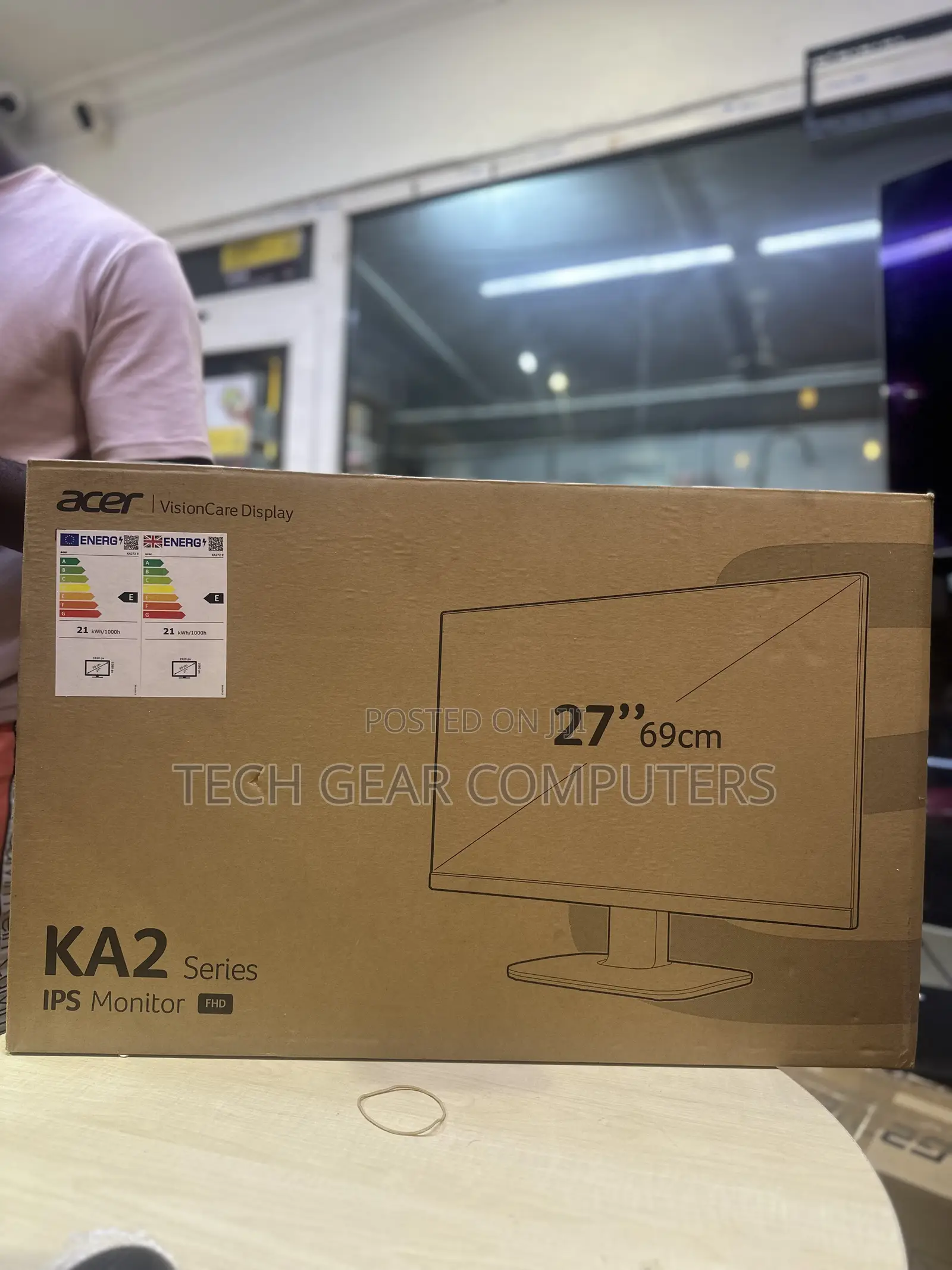 Acer Kb272 Ebi 27" Ips Full Hd (1920 X 1080) Zero-Frame Gaming Office