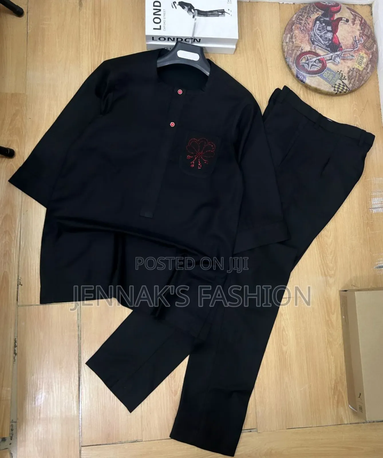 Men's Black Funeral Wear