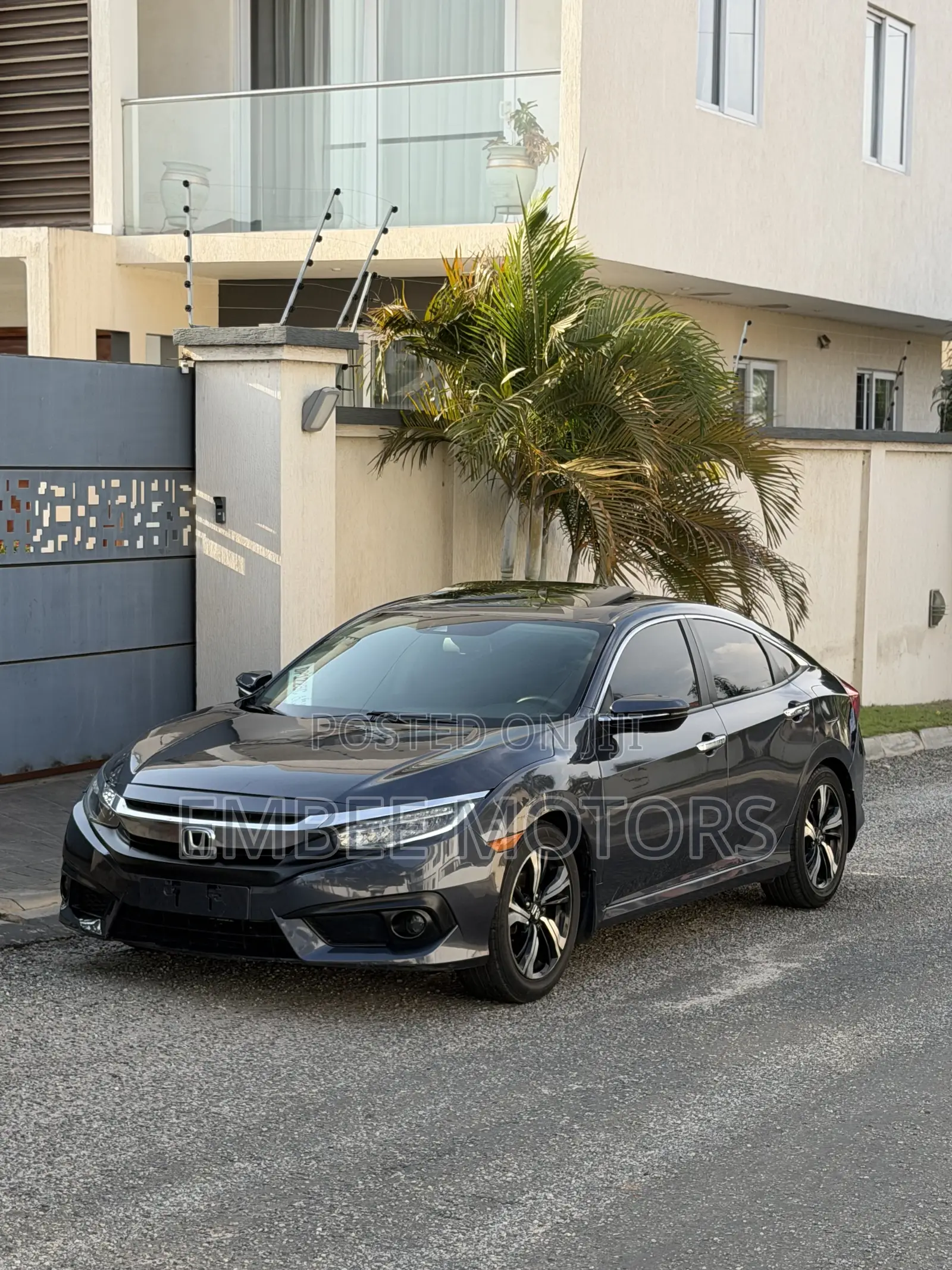 Honda Civic Touring 4dr Sedan (1.5L 4cyl) 2017 Black