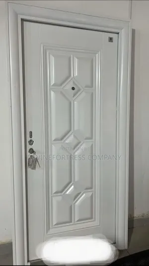 Quality Elegant Security Door White for Bedroom and Entrances