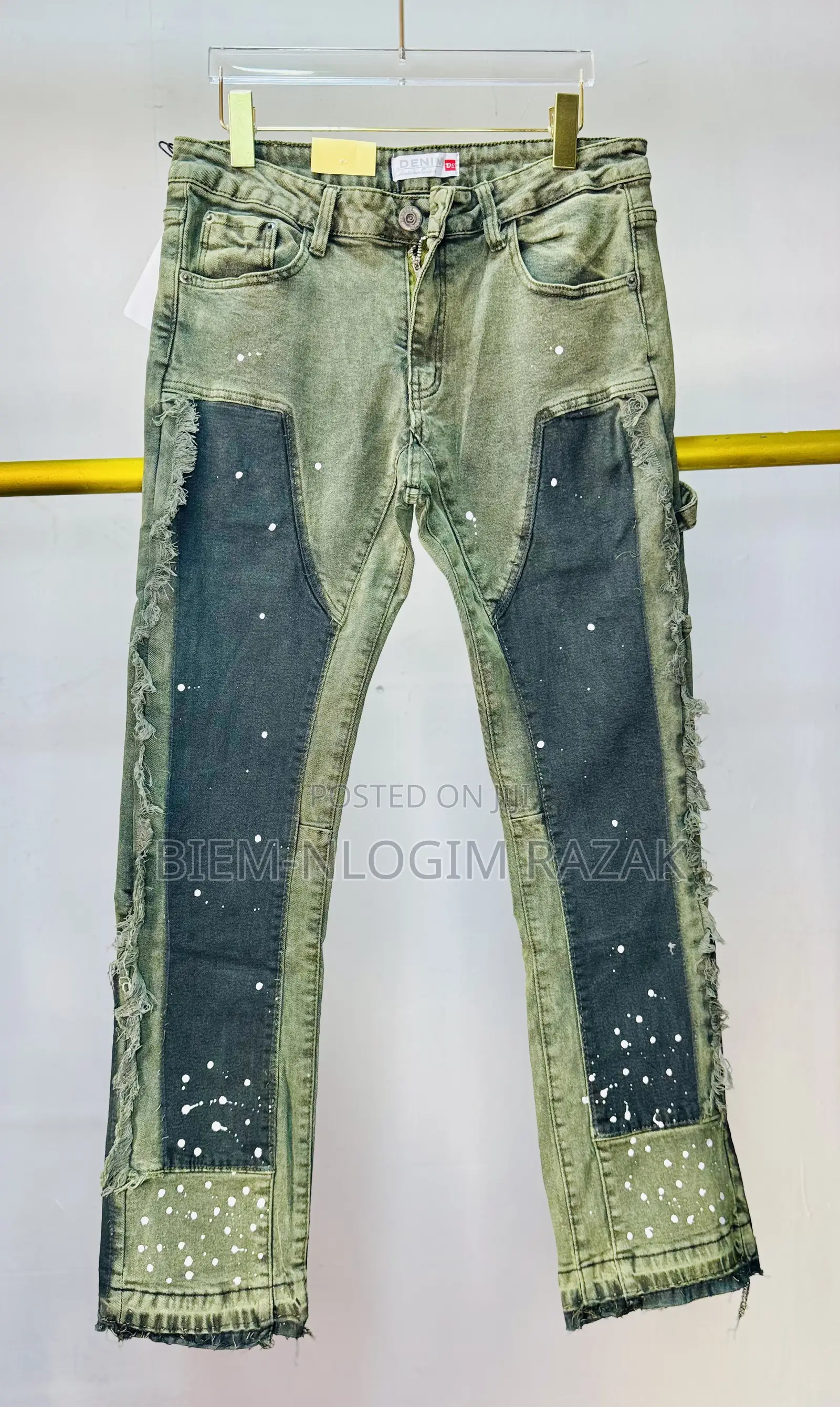 Topmost Quality Vintage Baggy Flare Jeans Available in Stock