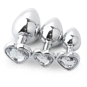 Metal Anal Plug 3 Pieces Set