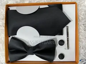 Fashionable Black Bow Tie