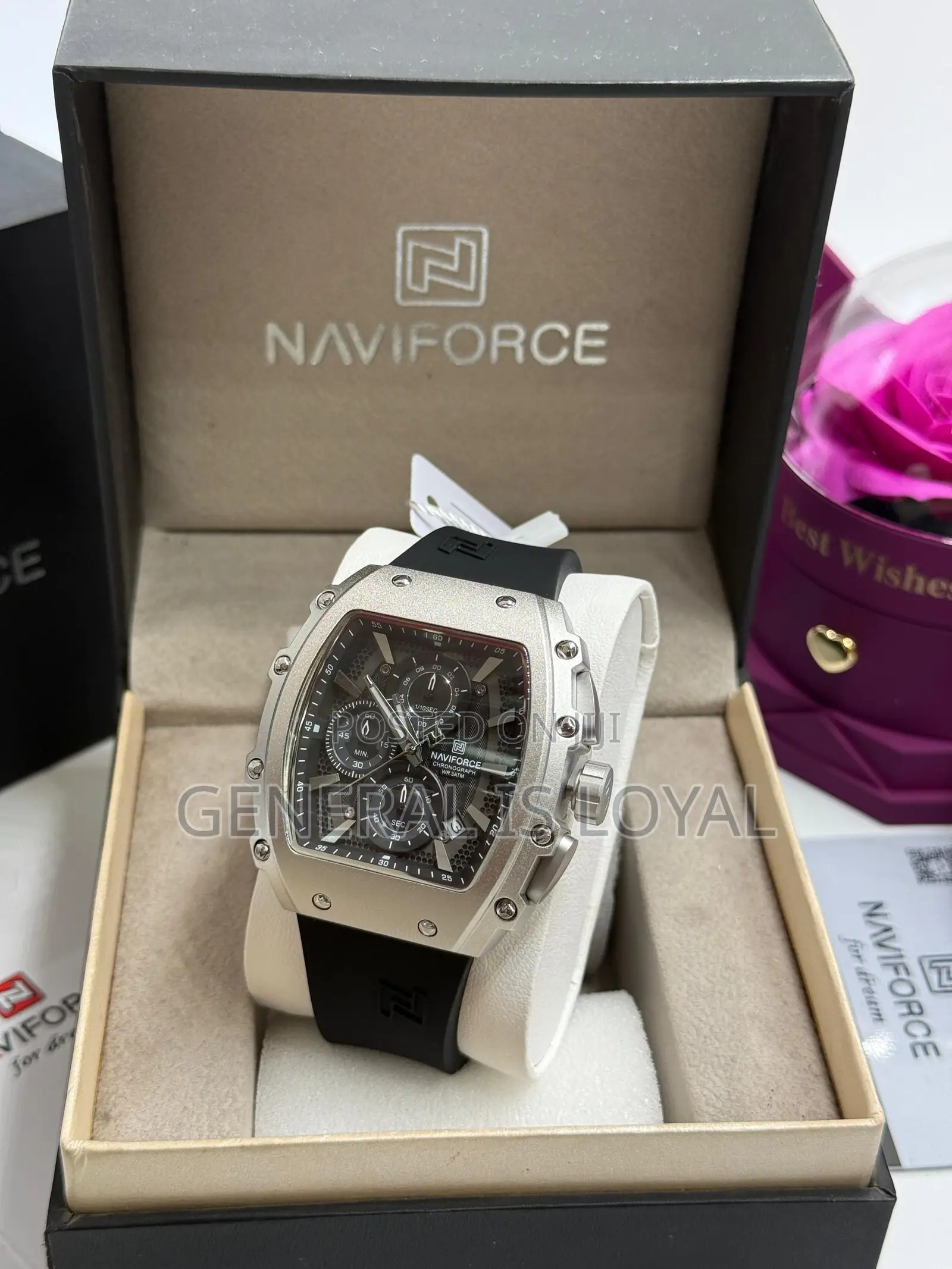 Naviforce Men's Analog Sports Chronograph Watch.