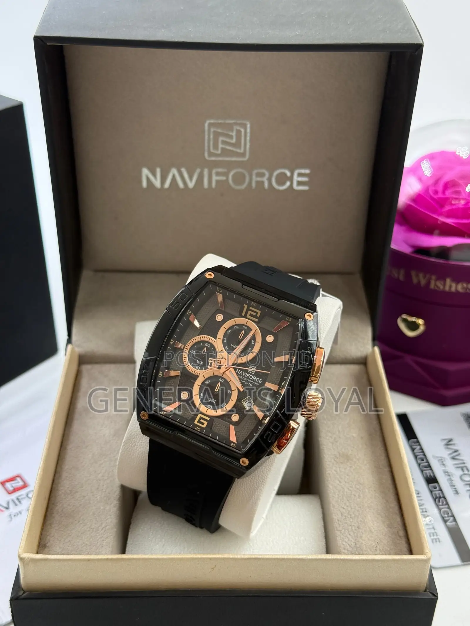 Naviforce Men's Analog Sports Chronograph Watch.
