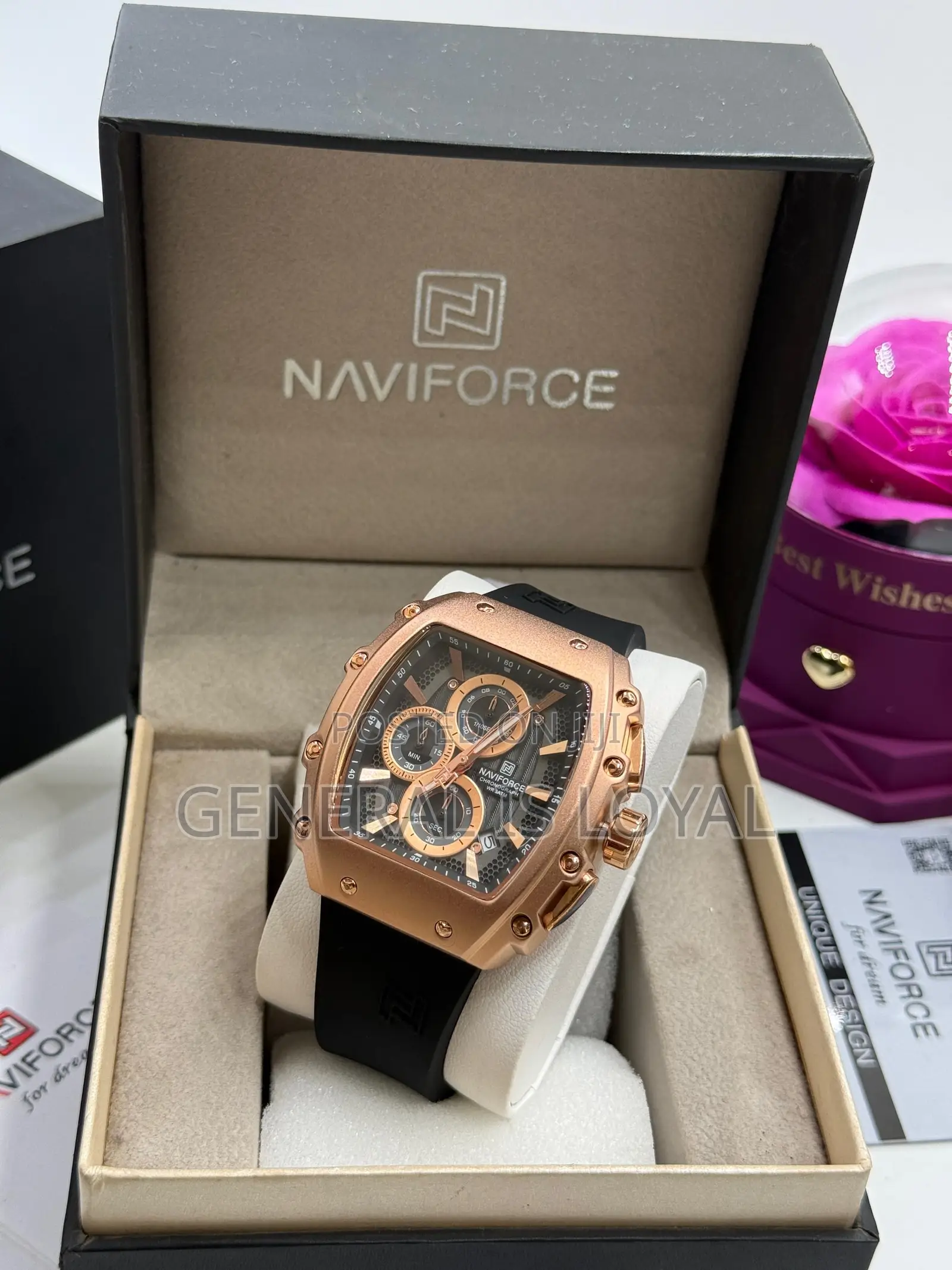 Naviforce Men's Analog Sports Chronograph Watch.