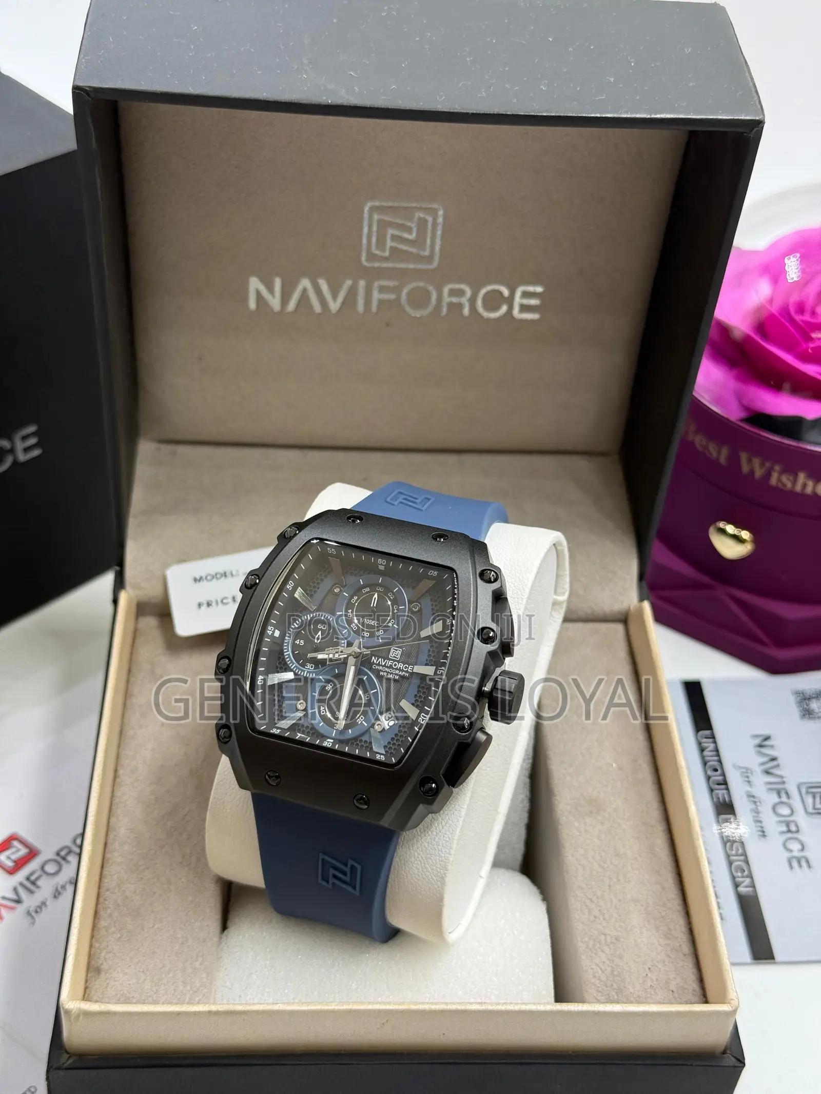 Naviforce Men's Analog Sports Chronograph Watch.