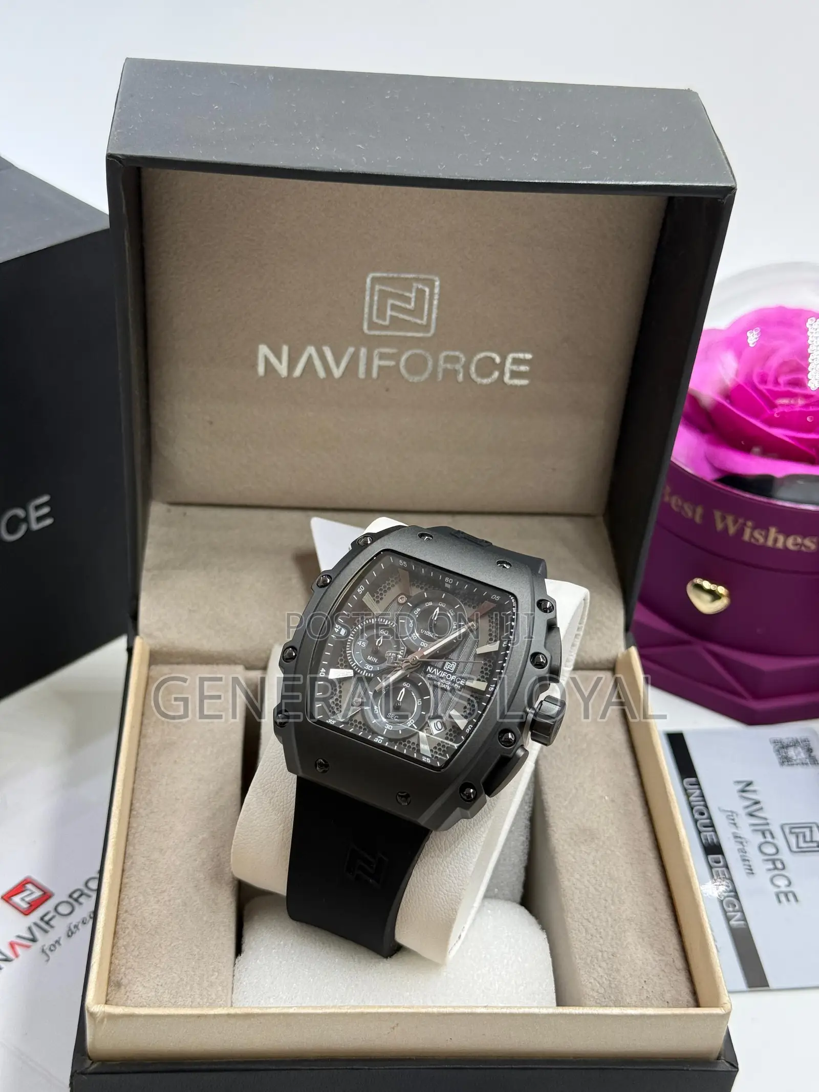 Naviforce Men's Analog Sports Chronograph Watch.