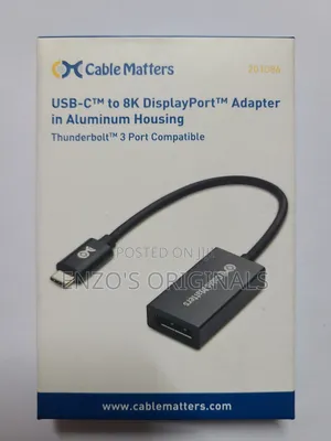 Usb-c To 8k Display Port  Adapter High Resolution & Quality