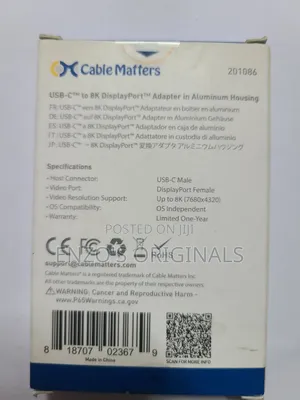 Usb-c To 8k Display Port  Adapter High Resolution & Quality