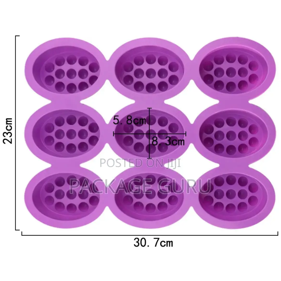 9 Cavity Exfoliating Soap Molds