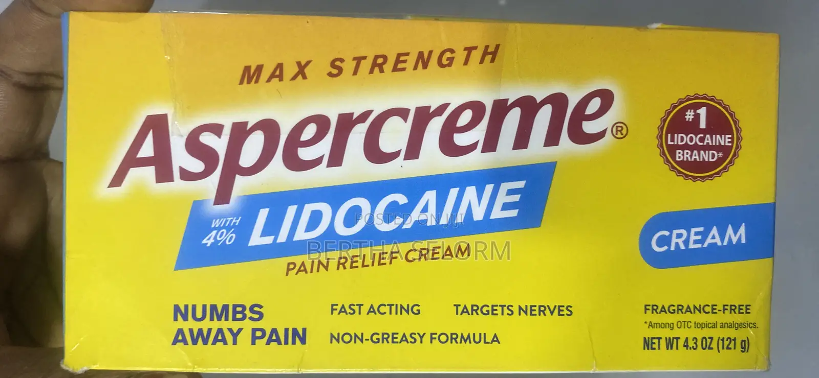 Aspercreme With Lidocaine