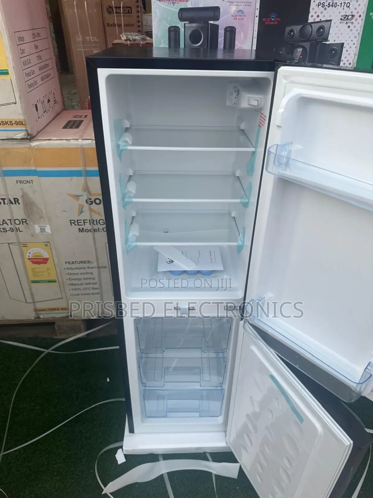 Pearl Table Top Double Door Fridge 102 Litres